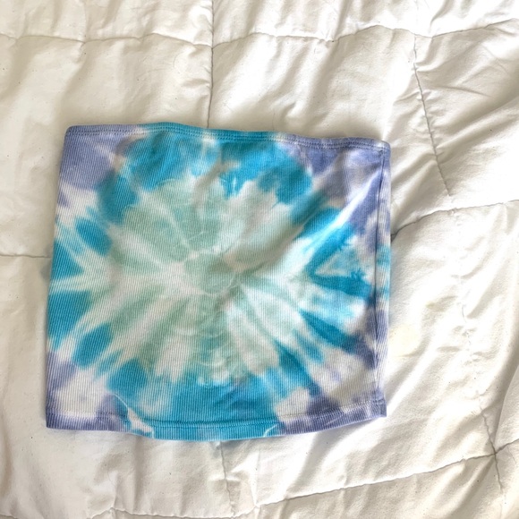 Tillys tie dye tube top💙 - Picture 2 of 2